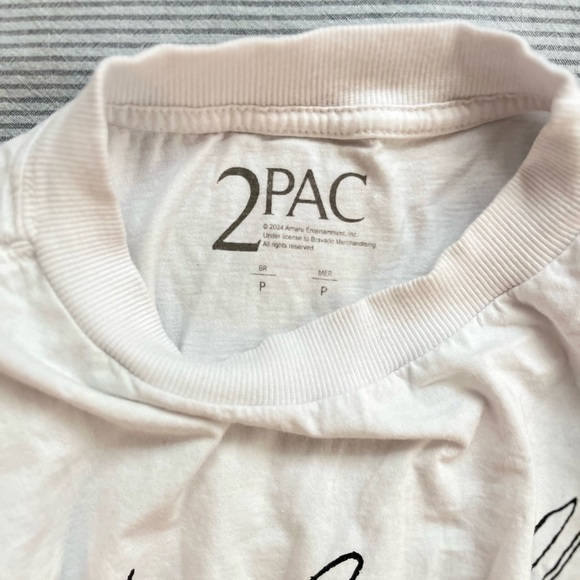 Tupac White Shirt - Picture 2 of 2